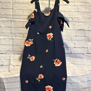 Floral Navy Dress
